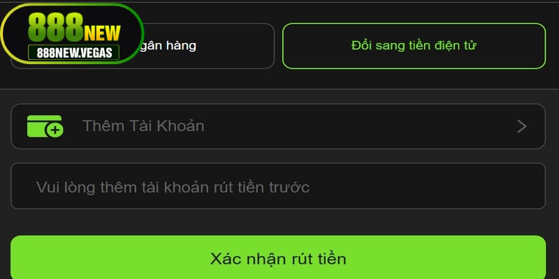 Quy trình rút tiền 888NEW rất đơn giản giúp bạn thực hiện dễ dàng 