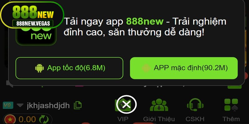 Chỉ cần cài đặt ứng dụng, bạn có thể truy cập và tham gia cá cược nhanh chóng